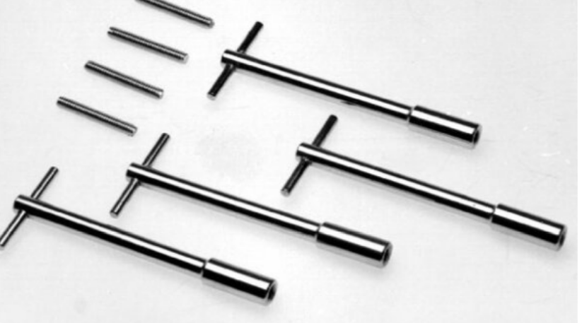 Wing Nuts T Type to suit Rocker Covers. 4 pack. Chrome.